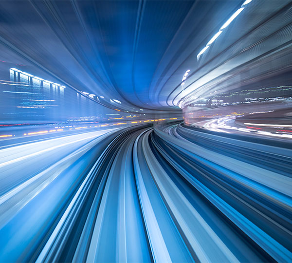 Blazing bandwidth speed blur