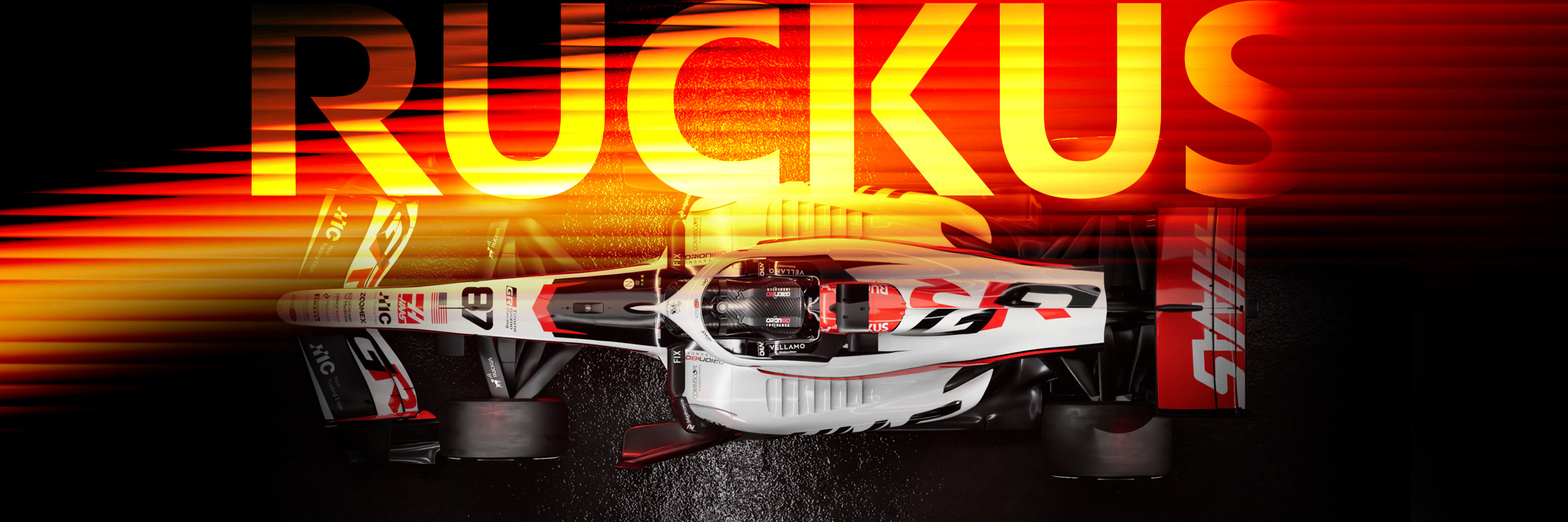 RUCKUS Haas F1 Race Car