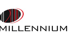 Millennium logo with graphic