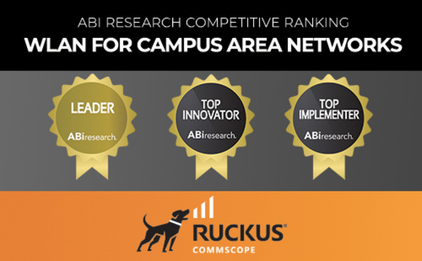 RUCKUS Networks Named Leader in Campus WLAN Innovation and Implementation