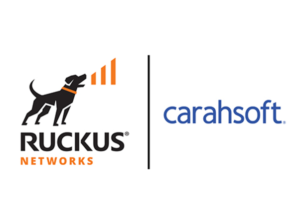 Carahsoft and RUCKUS logo lockup