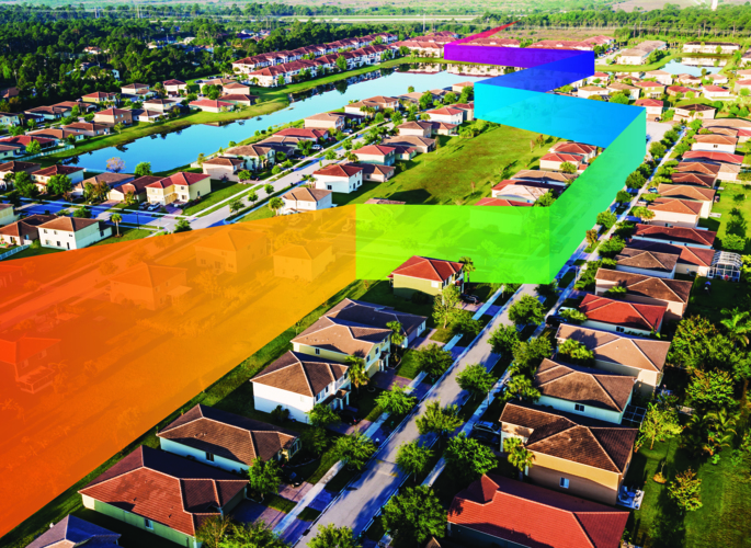 Suburban Landscape - Ribbon