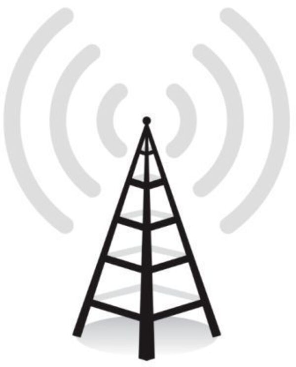 wireless tower radiating